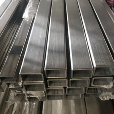 Tubos de aço inoxidável de secção quadrada de 6 mm e 2 mm com superfície de requisição do cliente