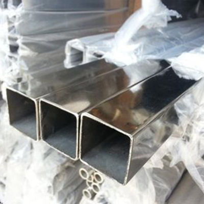 40 x 10 tubo quadrado capilar retangular em aço inoxidável polido espessura 1 mm 80 mm tubo sem costura e personalizável