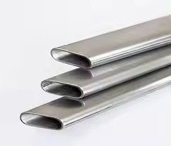 300 série 200 série tubo oval de aço inoxidável para linha de soldagem industrial tipo sem costura