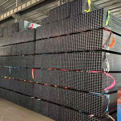 Tubos de aço de parede fina de revestimento galvanizado não oleado 10 x 20 20 x 30 mm retangulares, ocos, tubulares, de aço