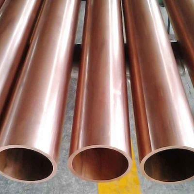 Superfície polida 99,9% AC Red Copper Pipe Coil Tubos capilares para ar condicionado Refrigeração 3mm 360mm