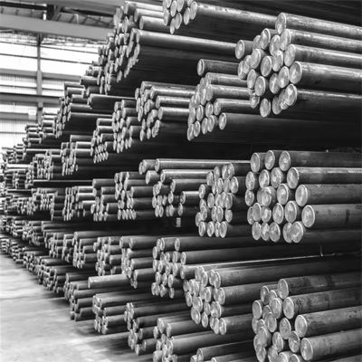 Aço carbono laminado a quente de barras redondas de aço corten 1045 para máquinas industriais pesadas