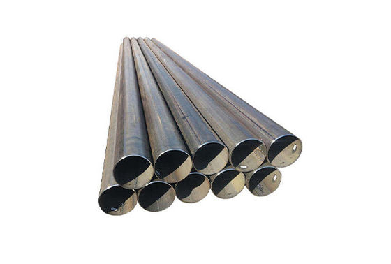Tubo de aço soldado de 6 metros tubo redondo de aço carbono soldado tubo Q235 Q275 Q345 ERW tubo de ferro oleado ou não oleado ligeiramente oleado