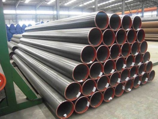 Tubo de aço soldado de 6 metros tubo redondo de aço carbono soldado tubo Q235 Q275 Q345 ERW tubo de ferro oleado ou não oleado ligeiramente oleado