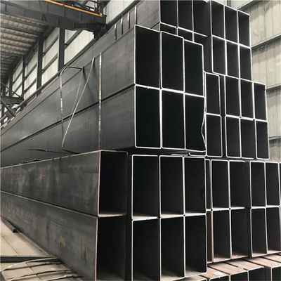 Certificado API Estrutura de carbono leve 24 polegadas 50 * 50 tubo quadrado de aço St37 tubo de tubo rectangular de aço tubo quadrado preto