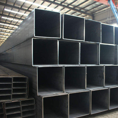 Certificado API Estrutura de carbono leve 24 polegadas 50 * 50 tubo quadrado de aço St37 tubo de tubo rectangular de aço tubo quadrado preto