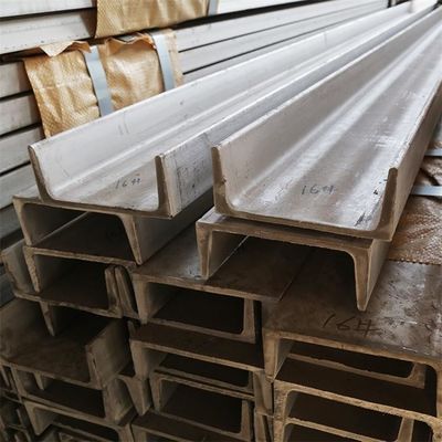 Tolerância ± 1% Secção do canal U Aço carbono C viga I Canal Ferro de aço com alta precisão da Zhongyu