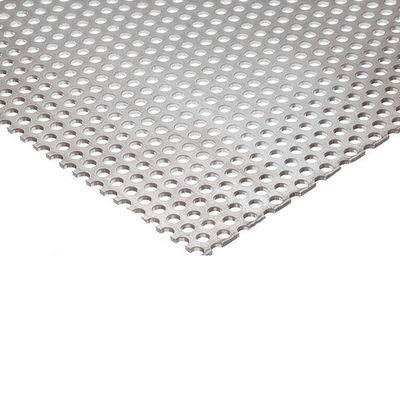 304 aço inoxidável folha hexagonal redonda micro-perfurada com comprimento personalizado e técnica de perfuração