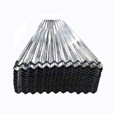 Cores personalizadas Cores 1 mm 2 mm 4 x 8 pés chapas de telhado de aço galvanizado de metal ondulado para materiais de construção metálicos