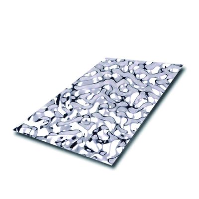 Panela de parede metálica de chapa de aço inoxidável decorativa para largura personalizada e técnica de laminado a frio laminado a quente