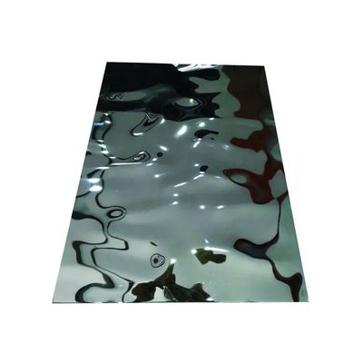 Panela de parede metálica de chapa de aço inoxidável decorativa para largura personalizada e técnica de laminado a frio laminado a quente
