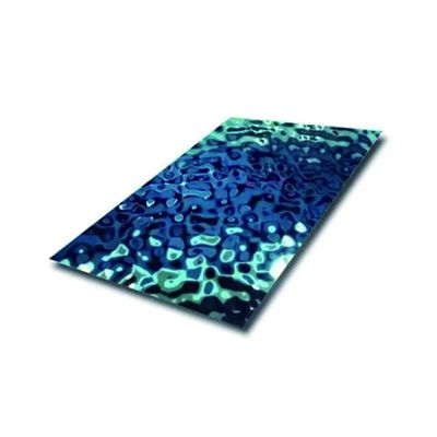 Panela de parede metálica de chapa de aço inoxidável decorativa para largura personalizada e técnica de laminado a frio laminado a quente