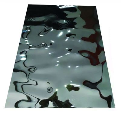 Panela de parede metálica de chapa de aço inoxidável decorativa para largura personalizada e técnica de laminado a frio laminado a quente