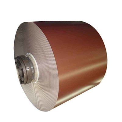 Largura 1001-1250mm Zhongyu Customizado Galvanizado bobina de aço Pre-pintado bobina de aço PPGI com Ral 8019 Tolerância ± 1%