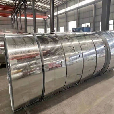 Dx51d Dx52d Dx53d Bobina de aço galvanizado para tira de aço com baixo teor de carbono, baseada na técnica de laminagem a quente e oleada ou não oleada