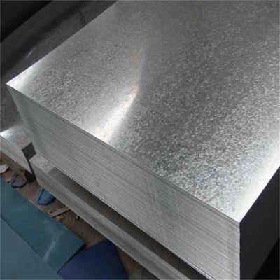 Alta proteção contra corrosão e alta dureza Spangle mínimo chapa de aço galvanizado mergulhada em quente Espessura 0,2-50 mm