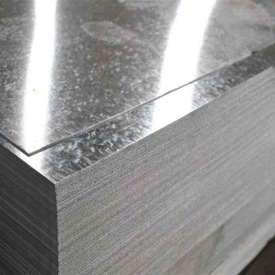 Alta proteção contra corrosão e alta dureza Spangle mínimo chapa de aço galvanizado mergulhada em quente Espessura 0,2-50 mm