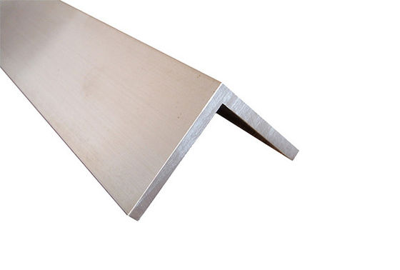 Série 400 75x50mm 316l Linha de ângulo de aço inoxidável Estrutura de barras de ângulo de aço para superfícies de construção HL