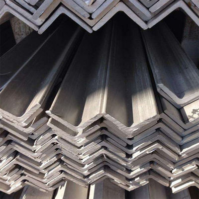 Série 400 75x50mm 316l Linha de ângulo de aço inoxidável Estrutura de barras de ângulo de aço para superfícies de construção HL