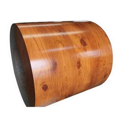 ASTM/AISI/SGCC/CGCC/TDC51DZM/TDC52DTS350GD/TS550GD/DX51D Z Q195-q345 bobinas de aço PPGI impressas com grãos de madeira com padrão
