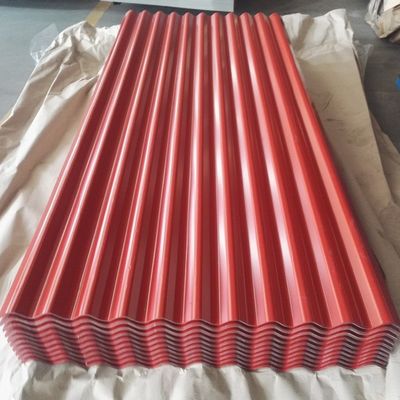 1400-1799mm comprimento 6m ferro IBR preços folha cor folha de telhado de aço corrugado galvanizado zinco alumínio PPGI folha de telhado de metal