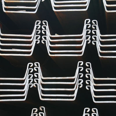 Serviço de corte laminado a quente U Z Tipo S355gp 400*100*10,5mm Sy295 Sy390 Chapa de pilha de aço para fundação estável