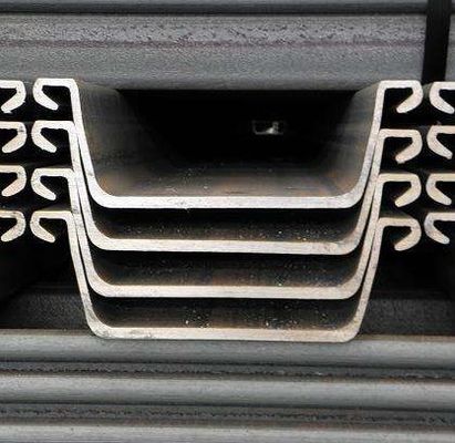 Serviço de corte laminado a quente U Z Tipo S355gp 400*100*10,5mm Sy295 Sy390 Chapa de pilha de aço para fundação estável