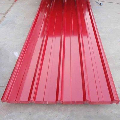 Folha corrugada de tipo de telha múltipla, diâmetro 26 revestimento de zinco de alumínio 60 g chapa de aço para bobinas Ppgl laminadas a frio