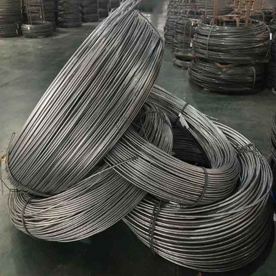 Rodas de arame de aço de alto carbono para pré-tensão no controle de inundações Parede de retenção galvanizada Diâmetro personalizado Q235B Q235C