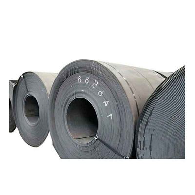 600-1500 mm Largura Astm A36 A283 A387 Q235 Q345 S235jr Bobina de aço carbono com superfície preta e espessura de 0,2-3 mm