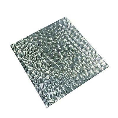 ASTM padrão laminado a quente 1mm-5mm placa corrugada de aço inoxidável em padrão de ondulação de água folhas coloridas de aço inoxidável