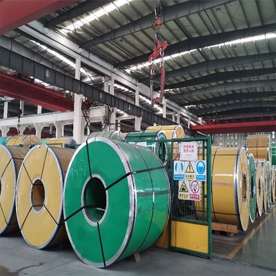 ASTM A240M 316L Espelho preto laminado a frio SUS 204 SS bobina 201 2205 2507 bobina de aço inoxidável de alta resistência para a série 200