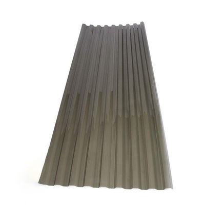Espessura 0,12-0,30MM Z100 Cobre de telhado ondulado Folha de telhado de metal Folha de telhado de zinco de aço galvanizado bobina PPGI/GI Descolamento