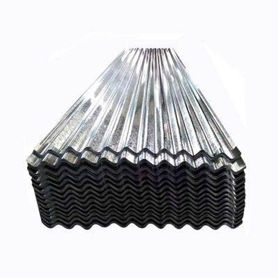 Zhongyu Zic 30-150g Chapa de telhado de aço galvanizado ondulado Chapa de telhado revestida de zinco para edifícios com serviço de perfuração
