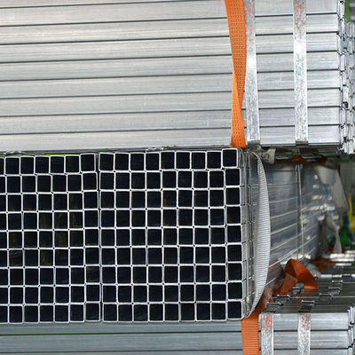 Tubo de aço galvanizado SHS 500x500 400*400mm 32x32 2x2 Tubo de aço quadrado 20mm comprimento 12M para construção forte e durável