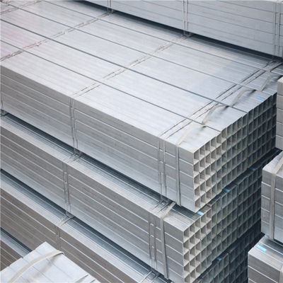 Tubo de aço galvanizado SHS 500x500 400*400mm 32x32 2x2 Tubo de aço quadrado 20mm comprimento 12M para construção forte e durável