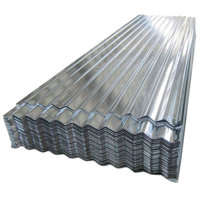 Resistência Chapa de aço zinc galvanizado DX51D DX52D 20 calibre folha de telhado de metal ondulado para Custom Folha de telhado ondulado