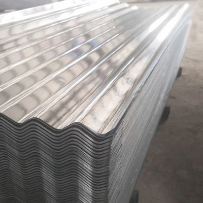 Resistência Chapa de aço zinc galvanizado DX51D DX52D 20 calibre folha de telhado de metal ondulado para Custom Folha de telhado ondulado
