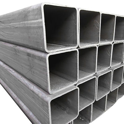 Não ligado ASTM A50 1*1 polegada 40x60 GI Tubos de aço quadrado 20x20x2 100x100 Tubo de aço carbono quadrado com certificado ISO9001