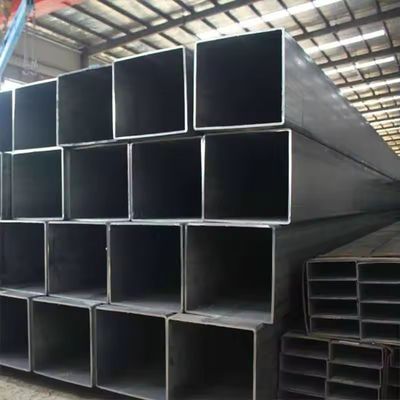 Força 12x12 Programa 40 Tubo de aço quadrado e retangular preto para Q195/Q235/Q345/SS400 Grau de espessura personalizável