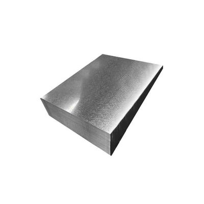 Chapa de aço galvanizado revestida com zinco Dx51d SGCC Chapa de aço galvanizado de telhado de metal pré-pintada 4*8
