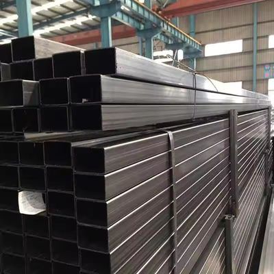 25x50 50x50mm Q235 A36 Tubo Quadrado de Carbono Tubo de Aço Rectangular oco para aplicações de alta resistência e superfície lisa