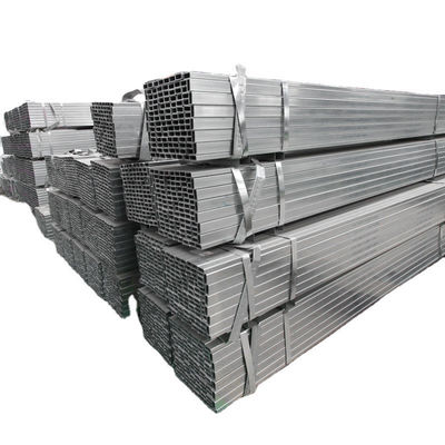 ASTM A106 A36 A53 BS Shs Tubo de aço galvanizado quadrado Erw estrutural retangular com tolerância de ± 1% e amostra fornecida
