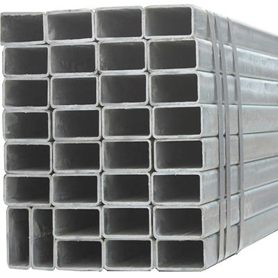 25x50 50x50 20 AISI1020 JISS20C/S22C Tubos de Carbono Quadrados Tubos de Aço Rectangulares Oculosos Tubulares com Espessura Personalizável