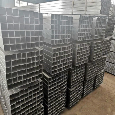 Tubo de aço pré-galvanizado de secção oculta quadrada GI da norma ASTM para o grau Q195/Q235/Q345/SS400