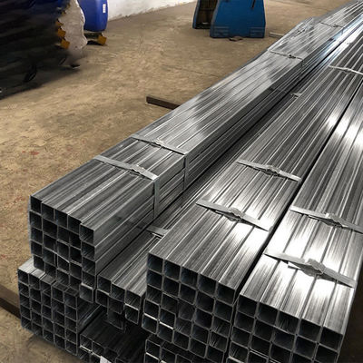Tubo de aço pré-galvanizado de secção oculta quadrada GI da norma ASTM para o grau Q195/Q235/Q345/SS400