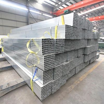 Tubo de aço pré-galvanizado de secção oculta quadrada GI da norma ASTM para o grau Q195/Q235/Q345/SS400