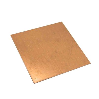 Folha de placa de cobre de 60 mm de espessura C17200 C17500 C5191 com largura personalizada e preços acessíveis