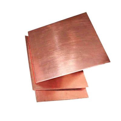Folha de placa de cobre de 60 mm de espessura C17200 C17500 C5191 com largura personalizada e preços acessíveis