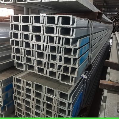 Canal de aço galvanizado dourado com alta confiabilidade 1-12m comprimento 4,5-14,5mm espessura